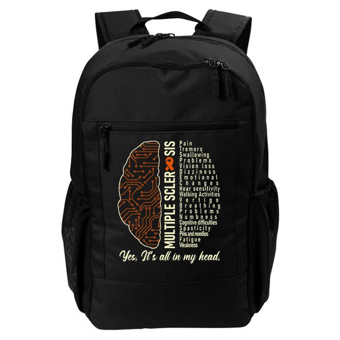 Multiple Sclerosis Yes It's All In My Head Brain Circuit Backpack