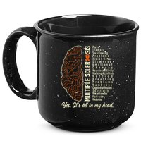 Multiple Sclerosis Yes It's All In My Head Brain Circuit 15oz Campfire Ceramic Mug