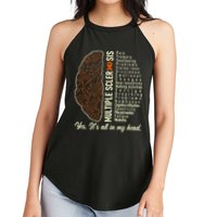 Multiple Sclerosis Yes It's All In My Head Brain Circuit Women's Perfect Tri Rocker Tank