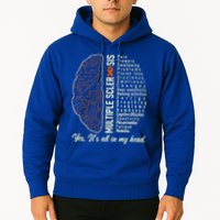 Multiple Sclerosis Yes It's All In My Head Brain Circuit Hoodie