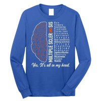 Multiple Sclerosis Yes It's All In My Head Brain Circuit Long Sleeve Shirt