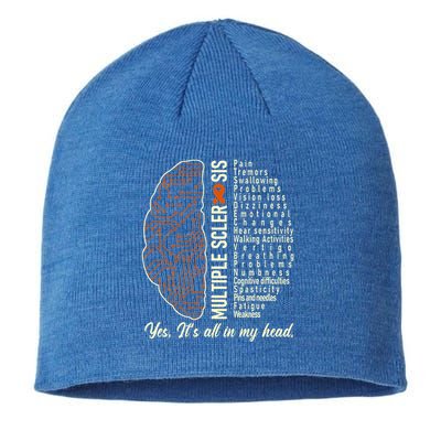 Multiple Sclerosis Yes It's All In My Head Brain Circuit Sustainable Beanie