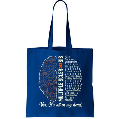 Multiple Sclerosis Yes It's All In My Head Brain Circuit Bag