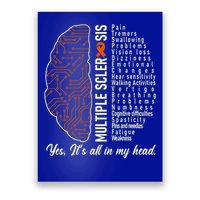 Multiple Sclerosis Yes It's All In My Head Brain Circuit Poster