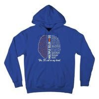 Multiple Sclerosis Yes It's All In My Head Brain Circuit Tall Hoodie