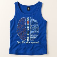 Multiple Sclerosis Yes It's All In My Head Brain Circuit Tank Top