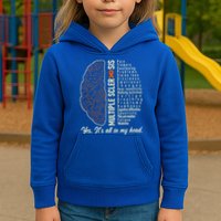 Multiple Sclerosis Yes It's All In My Head Brain Circuit Kids Hoodie
