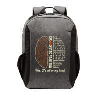 Multiple Sclerosis Yes It's All In My Head Brain Circuit Vector Backpack