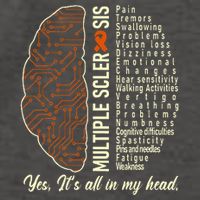 Multiple Sclerosis Yes It's All In My Head Brain Circuit Vector Backpack