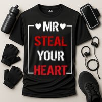 Mr. Steal Your Heart Valentines Day Cooling Performance Crew T-Shirt