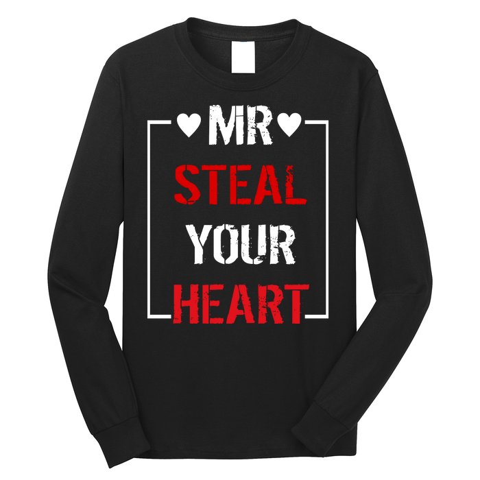 Mr. Steal Your Heart Valentines Day Long Sleeve Shirt