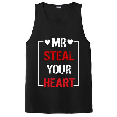 Mr. Steal Your Heart Valentines Day PosiCharge Competitor Tank