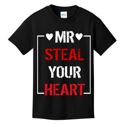 Mr. Steal Your Heart Valentines Day Kids T-Shirt