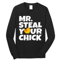 Mr Steal Your Chick Easter Chicken Egg Hunting Long Sleeve Shirt