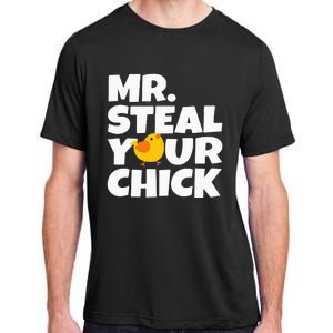 Mr Steal Your Chick Easter Chicken Egg Hunting Adult ChromaSoft Performance T-Shirt