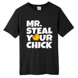 Mr Steal Your Chick Easter Chicken Egg Hunting Tall Fusion ChromaSoft Performance T-Shirt