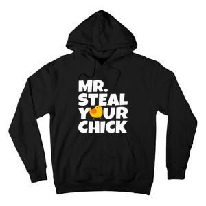 Mr Steal Your Chick Easter Chicken Egg Hunting Tall Hoodie