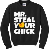 Mr Steal Your Chick Easter Chicken Egg Hunting Kids Sweatshirt