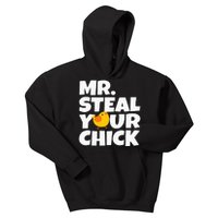 Mr Steal Your Chick Easter Chicken Egg Hunting Kids Hoodie