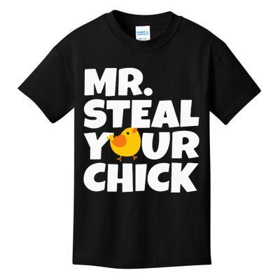 Mr Steal Your Chick Easter Chicken Egg Hunting Kids T-Shirt