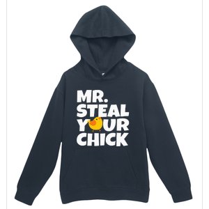 Mr Steal Your Chick Easter Chicken Egg Hunting Urban Pullover Hoodie