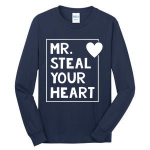 Mr Steal Your Heart Valentines Day Boy Tall Long Sleeve T-Shirt