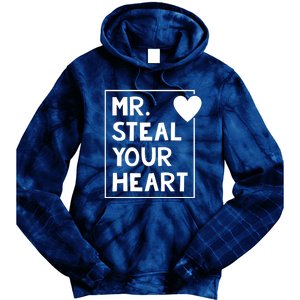 Mr Steal Your Heart Valentines Day Boy Tie Dye Hoodie