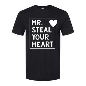 Mr Steal Your Heart Valentines Day Boy Softstyle CVC T-Shirt