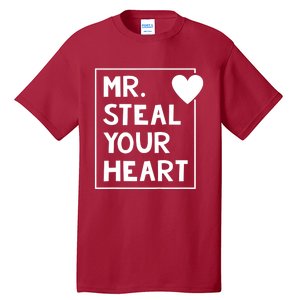 Mr Steal Your Heart Valentines Day Boy Tall T-Shirt