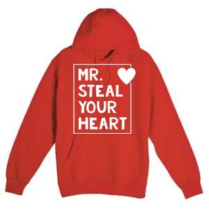 Mr Steal Your Heart Valentines Day Boy Premium Pullover Hoodie