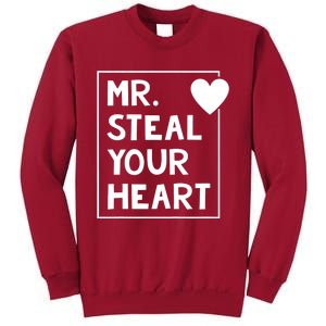 Mr Steal Your Heart Valentines Day Boy Tall Sweatshirt