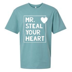 Mr Steal Your Heart Valentines Day Boy Sueded Cloud Jersey T-Shirt