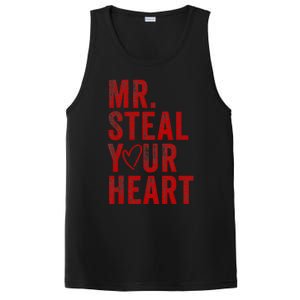 Mr Steal Your Heart Valentines Day Boy PosiCharge Competitor Tank