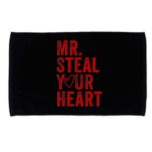 Mr Steal Your Heart Valentines Day Boy Microfiber Hand Towel