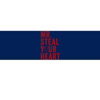 Mr Steal Your Heart Valentines Day Boy Bumper Sticker