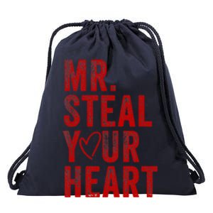 Mr Steal Your Heart Valentines Day Boy Drawstring Bag