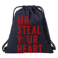 Mr Steal Your Heart Valentines Day Boy Drawstring Bag