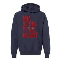 Mr Steal Your Heart Valentines Day Boy Premium Hoodie