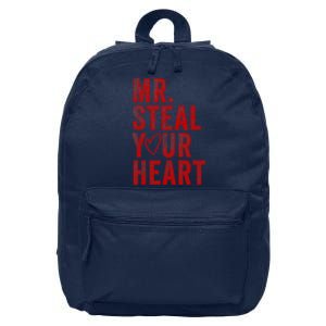 Mr Steal Your Heart Valentines Day Boy 16 in Basic Backpack