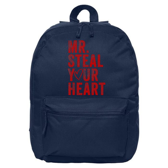 Mr Steal Your Heart Valentines Day Boy 16 in Basic Backpack