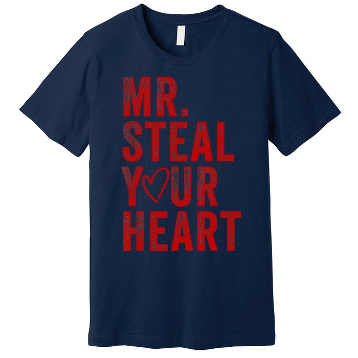 Mr Steal Your Heart Valentines Day Boy Premium T-Shirt