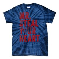 Mr Steal Your Heart Valentines Day Boy Tie-Dye T-Shirt