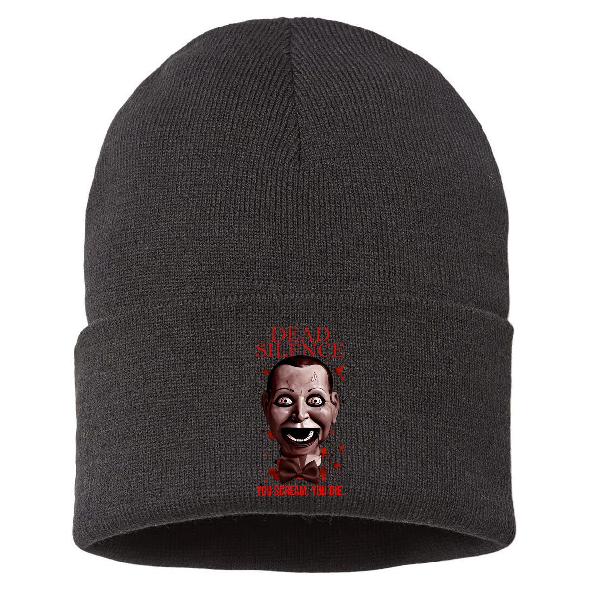Mary Shaw You Scream You Die Dead Horror Movie Silence You Scream You Sustainable Knit Beanie