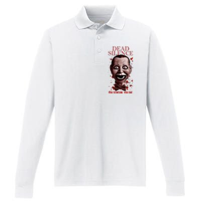 Mary Shaw You Scream You Die Dead Horror Movie Silence You Scream You Performance Long Sleeve Polo