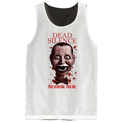 Mary Shaw You Scream You Die Dead Horror Movie Silence You Scream You Mesh Reversible Basketball Jersey Tank