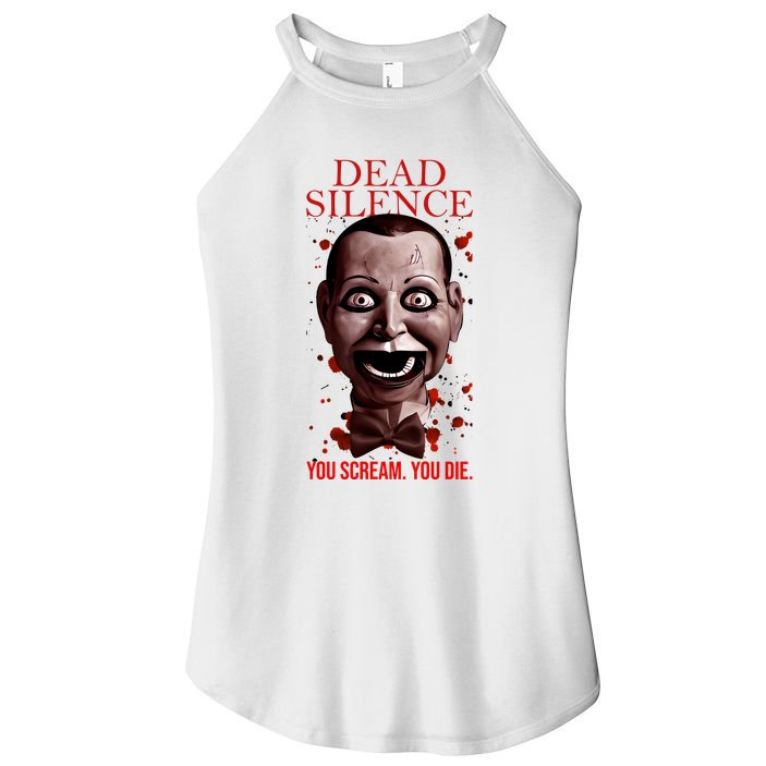 Mary Shaw You Scream You Die Dead Horror Movie Silence You Scream You Women's Perfect Tri Rocker Tank
