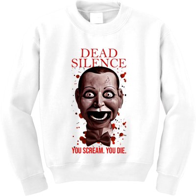 Mary Shaw You Scream You Die Dead Horror Movie Silence You Scream You Kids Sweatshirt