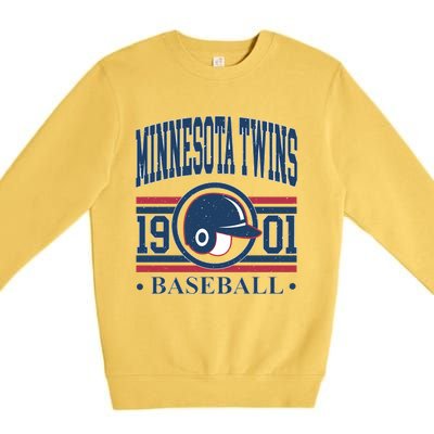 Minnesota Twins 1901 Baseball Team Supporter Premium Crewneck Sweatshirt