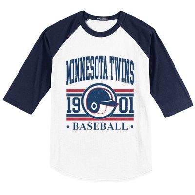 Minnesota Twins 1901 Baseball Team Supporter Baseball Sleeve Shirt