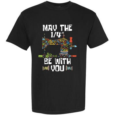 May The 14 Be With You Sew Sewing Machine Seamstress Garment-Dyed Heavyweight T-Shirt